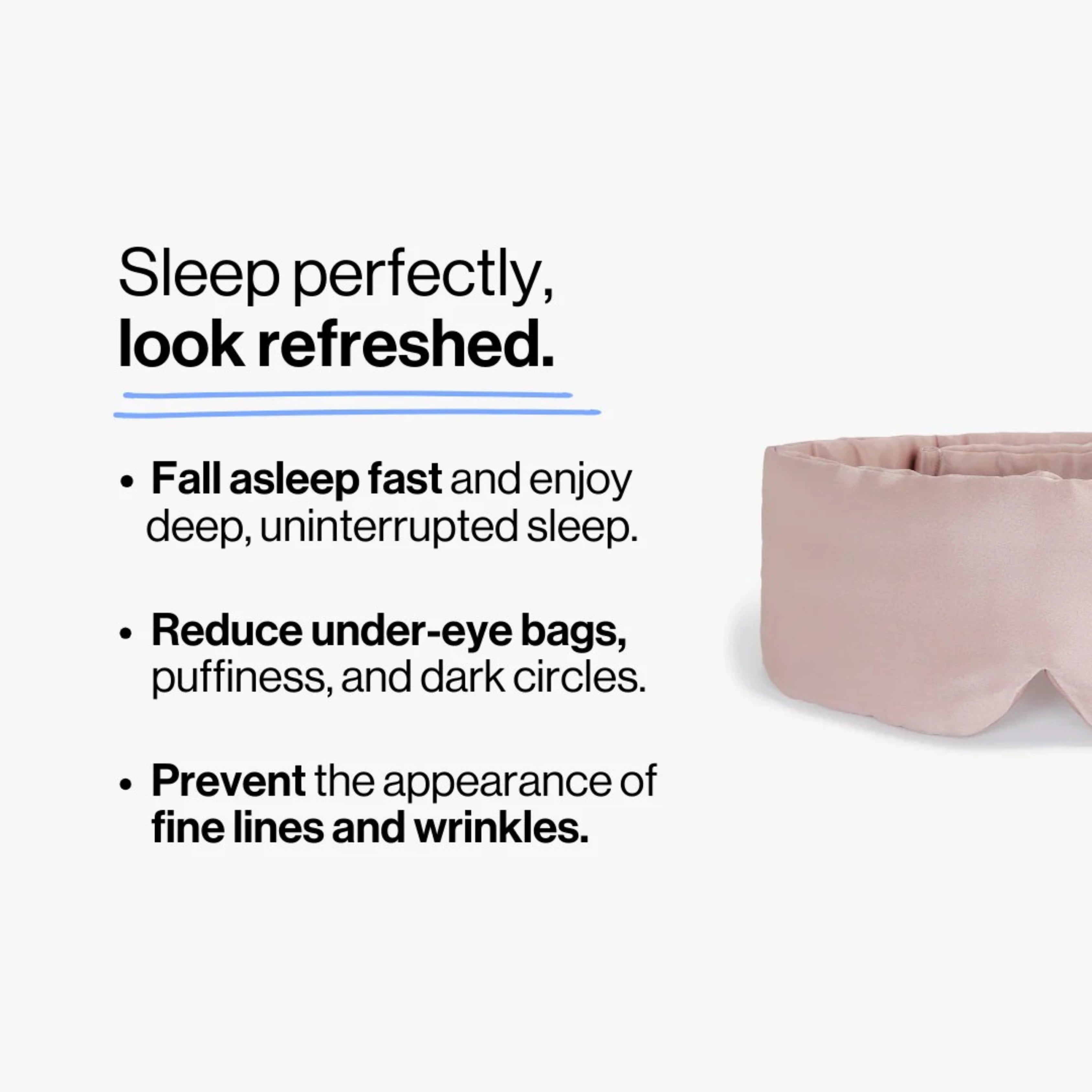 Deep Sleep Mask with premium silk