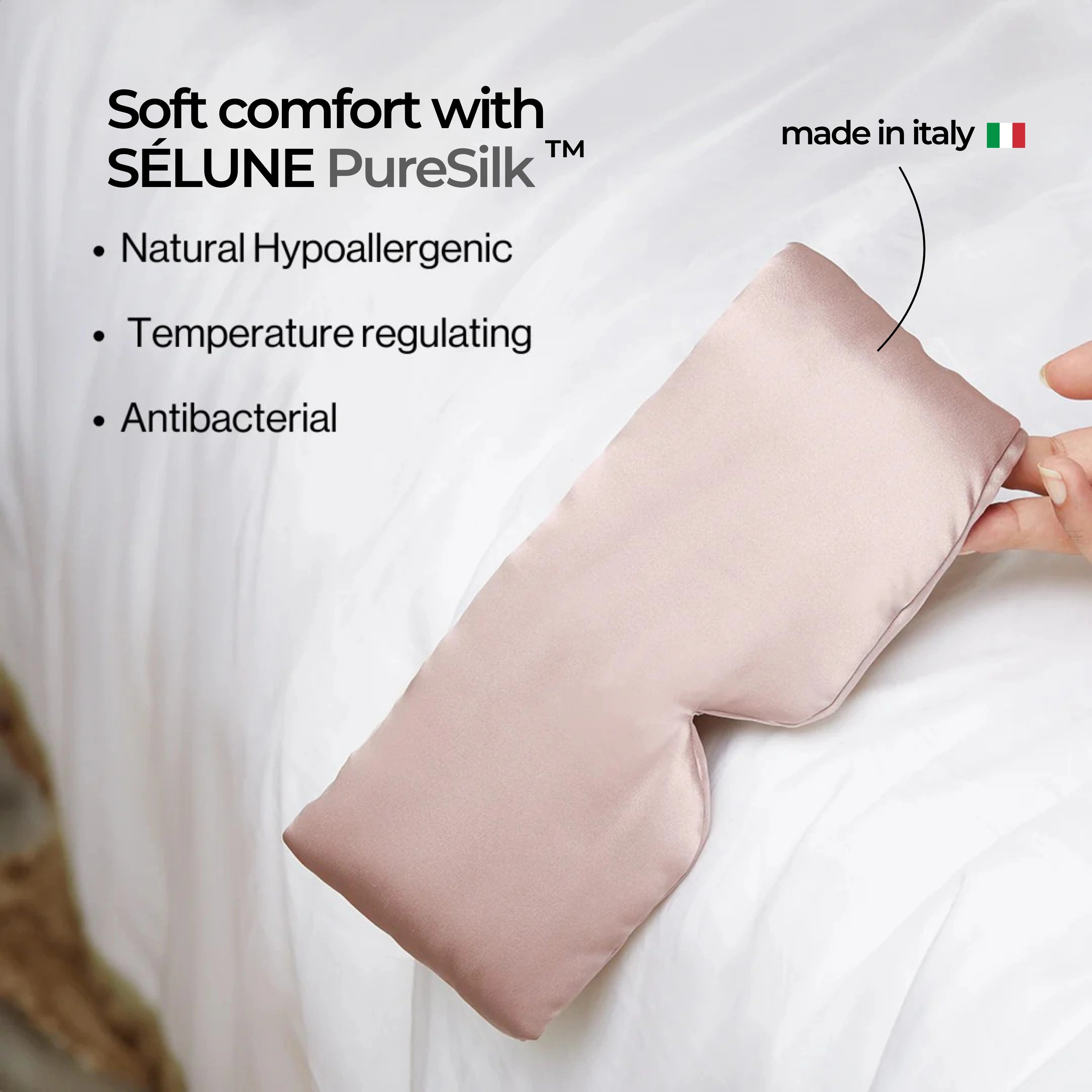 Deep Sleep Mask with premium silk